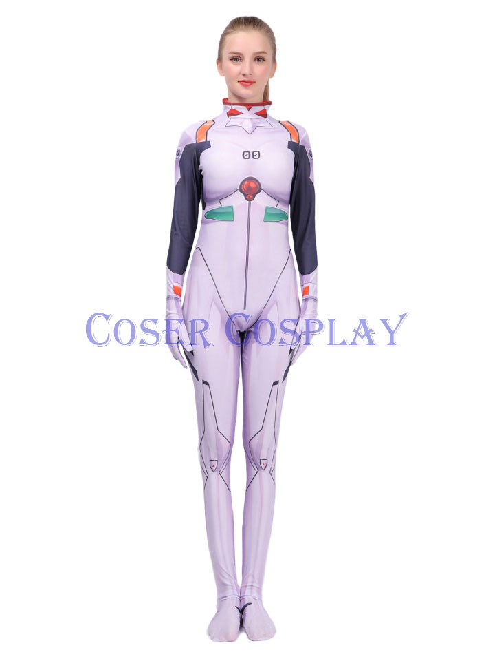 NEON GENESIS EVANGELION EVA Ayanami Rei Kids Costume 0830